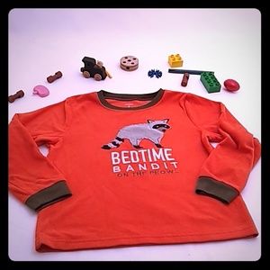 Carters orange fleece top